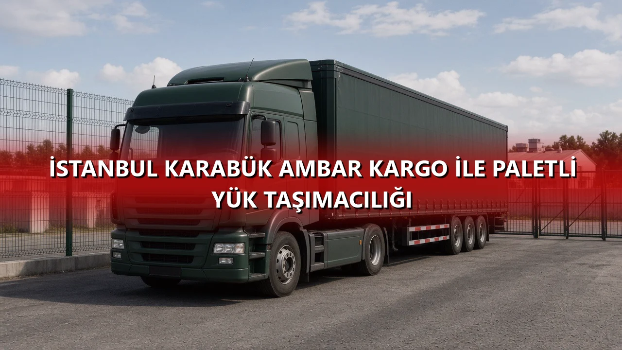 İstanbul Karabük Ambar Kargo İle Paletli Yük Taşımacılığı